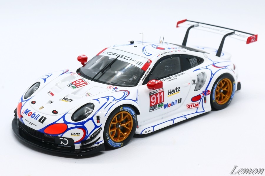 スパーク】 1/43 ポルシェ 911 RSR - Porsche GT Team - Winner GTLM class Petit Le Mans  2018 #911 - スパーク 1/43 - ポルシェ