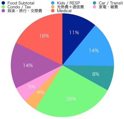 2018家計費円グラフ