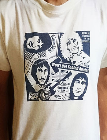 The Who T Shirt caricature