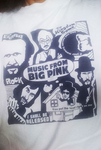 The Band Bob Dylan T Shirt caricature