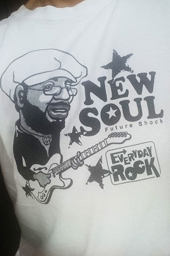 Curtis Mayfield T Shirt caricature