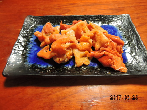 カナダ産ボイル黒ミル貝を食べました Yamanashi Prefecture