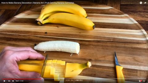 バナナで作ったイルカ02