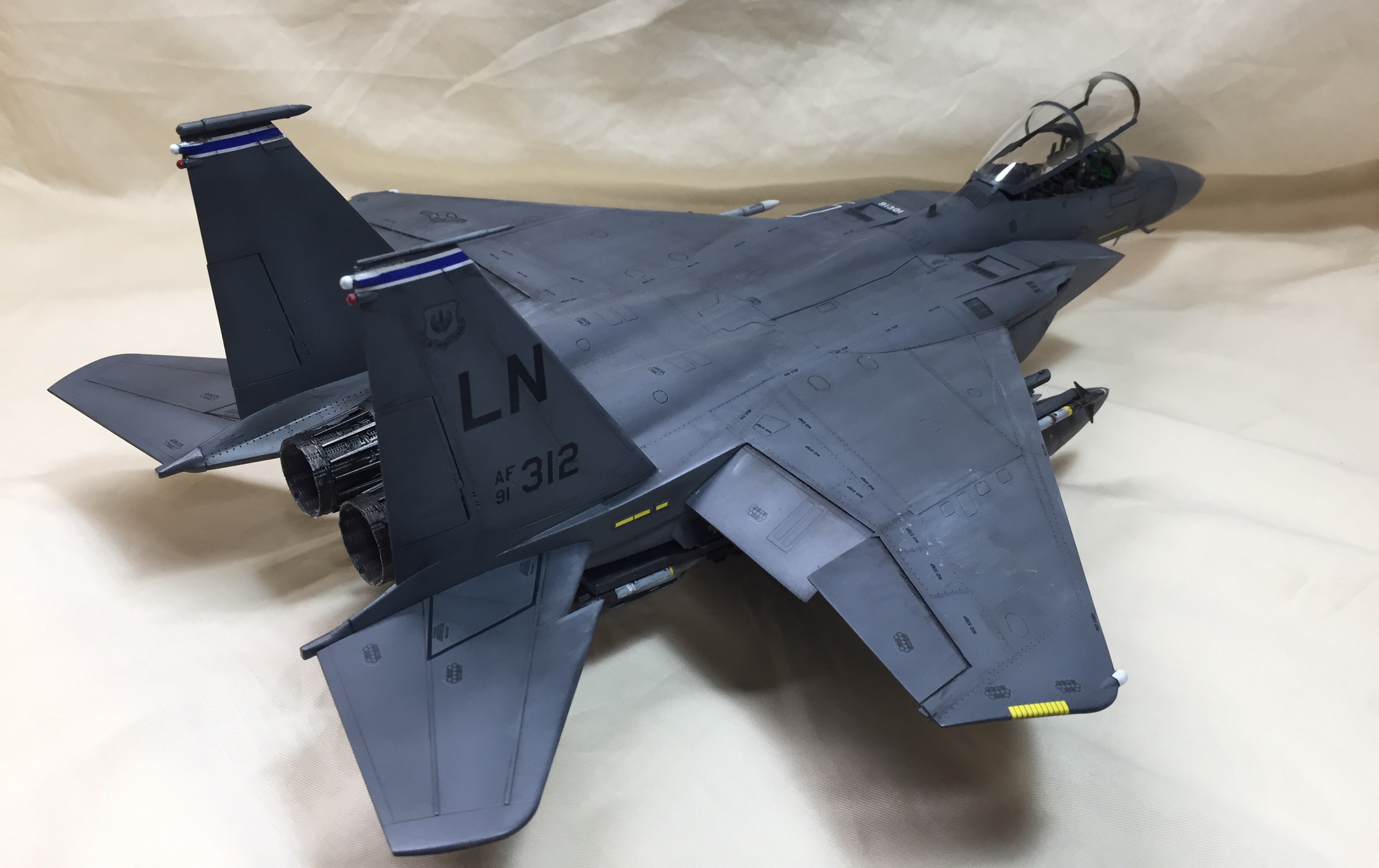 G.W.H 1/48 F-15Eストライクイーグル(その8) - gallinaの模型日誌