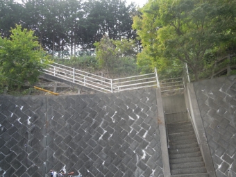 広沢寺バス停の所の気になってた階段１９０９２２