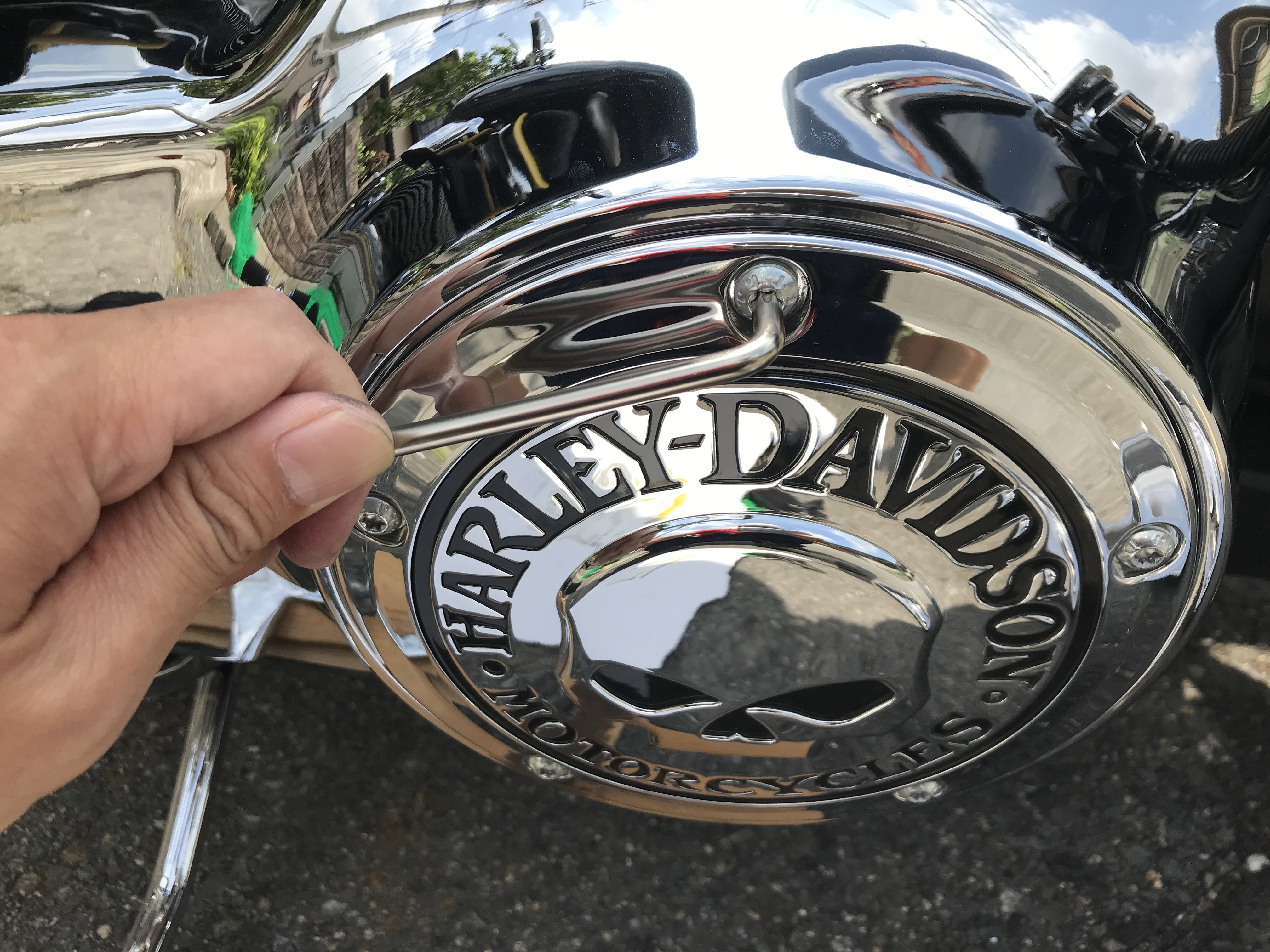 Harley Davidson 25701179 ハーレー純正 ダービーカバー Empire 19年 