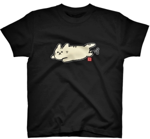 ズコー猫Tシャツ
