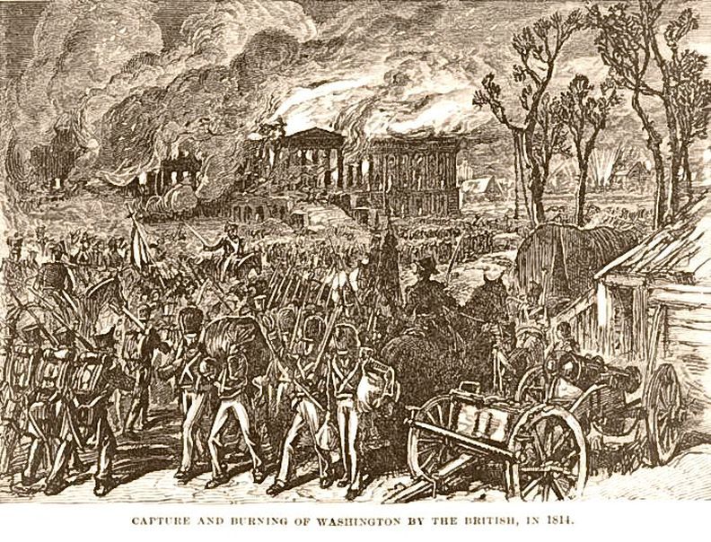 首都ワシントンの焼き討ち 1814年