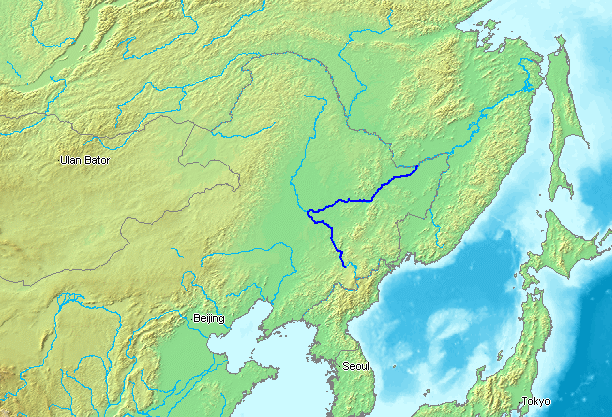 松花江流域図