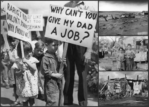 Great Depression Collage