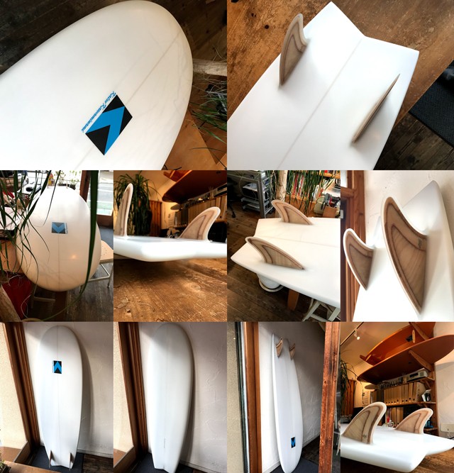 ★お客様のオーダーボード完成しました！KATSU KAWAMINAMI　SURFBOARDS　【モデルはBOOGIE　ツインフィン　レングス6'0”】です！