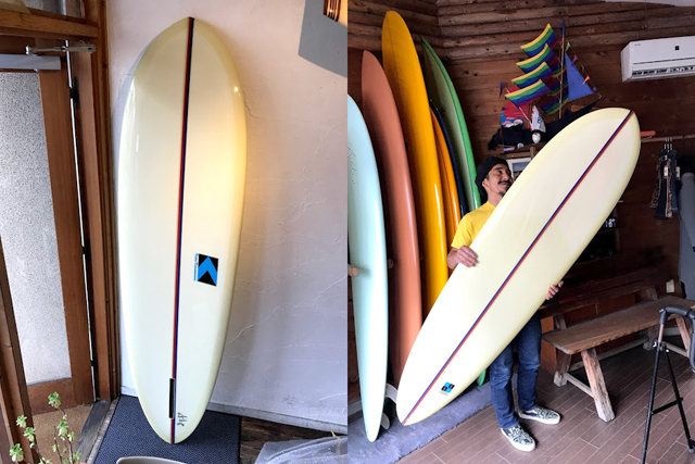 ★お客様のオーダーボード完成しました！KATSU KAWAMINAMI　SURFBOARDS　【モデルMINI　6'11”】です！
